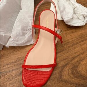Tuckernuck Red Strappy Sandals